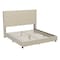 Flash Furniture Beige King Platform Bed with Tufted Headboard YK-1077-BEIGE-K-GG - alternate 2